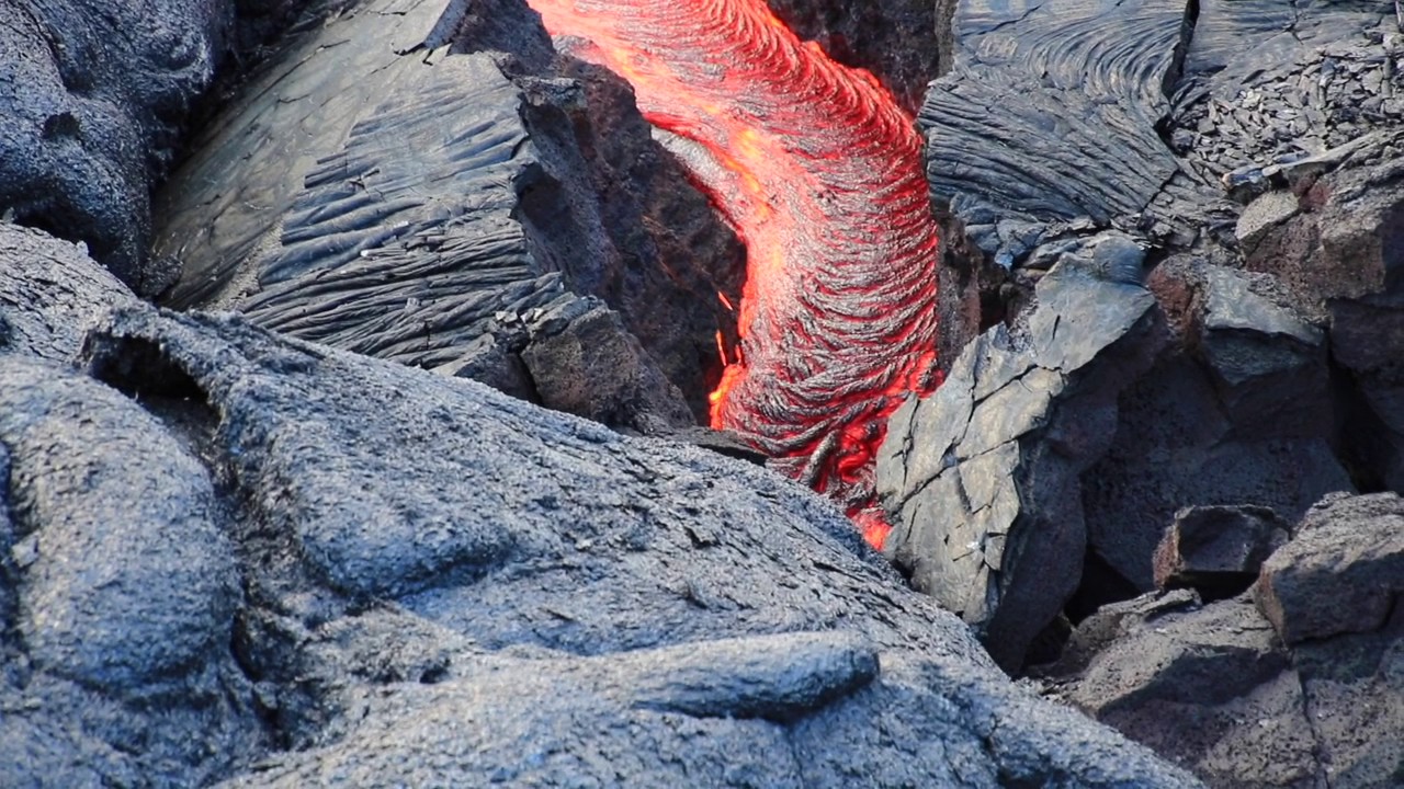 Lava Flow 溶岩流 一日 一ハワイ ハワイブログ