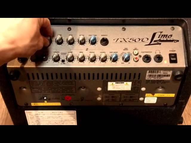 JAM's Factory 楽器レンタル CRATE TX-50D - YouTube