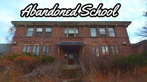 Abandoned school with a sad history (Fernald State...