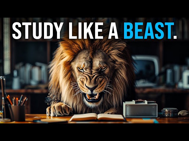 STUDY LIKE A BEAST - Best Motivational Video Speeches Compilation for Students, Success & Studying class=
