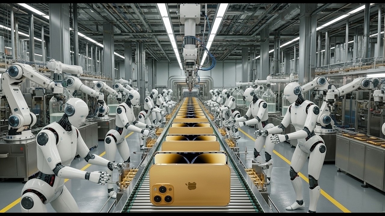 Inside the Factory How Limited-Edition Gold-Plated iPhone 17 Pro Max Are Made (Full Factory Process)