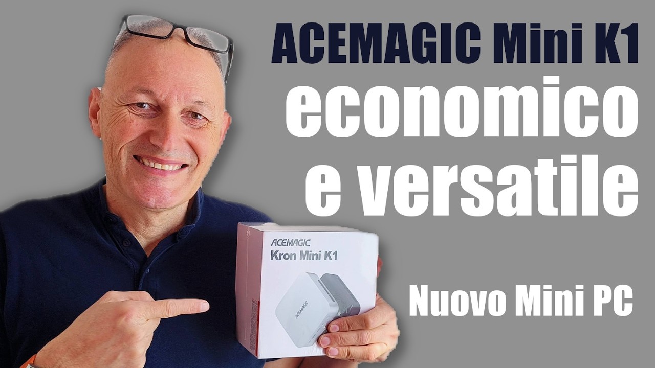 PC ACEMAGIC Mini K1: ecco perché sceglierlo (prova e unboxing) | Maggiolina | Daniele Castelletti