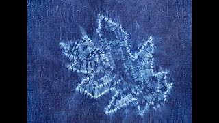 Basic stitch shibori techniques
