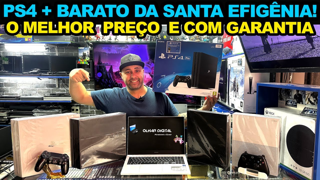 BATALHA DE PREÇOS PS4 A PARTIR R$1.390 TUDO MAIS BARATO - REI GAMES SANTA  EFIGÊNIA 