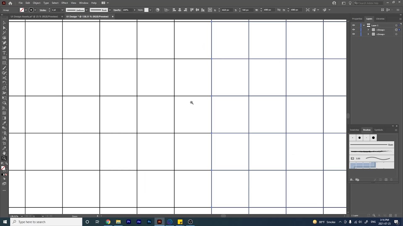 How to make Tech Grids in Illustrator