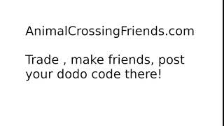 Animal Crossing New Horizons Dodo \& Friend Code Trade