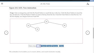 Daniel Liang Python Video Section 20.1 AVL Tree Basics