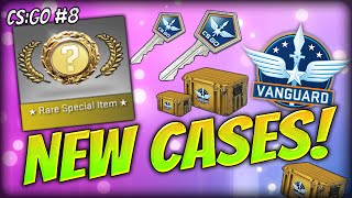 CRAZY KNIFE PASS-BY REACTION, NEW CASES + WEAPONS (Operation Vanguard) - CS:GO CASE OPENING (#8)