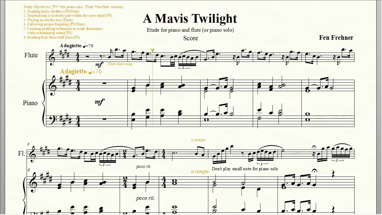 A Mavis Twilight (by Fen Frehner)