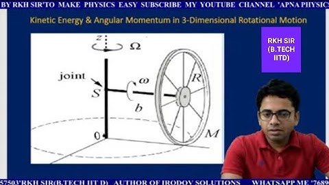 Kinetic Energy & Angular Momentum in 3-Dimensional Rotational Motion) By RKH(B.TECH IITD)