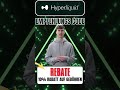 Hyperliquid Empfehlungs Code REBATE , um 10% Rabatt auf Handelsgebühren zu erhalten! DE