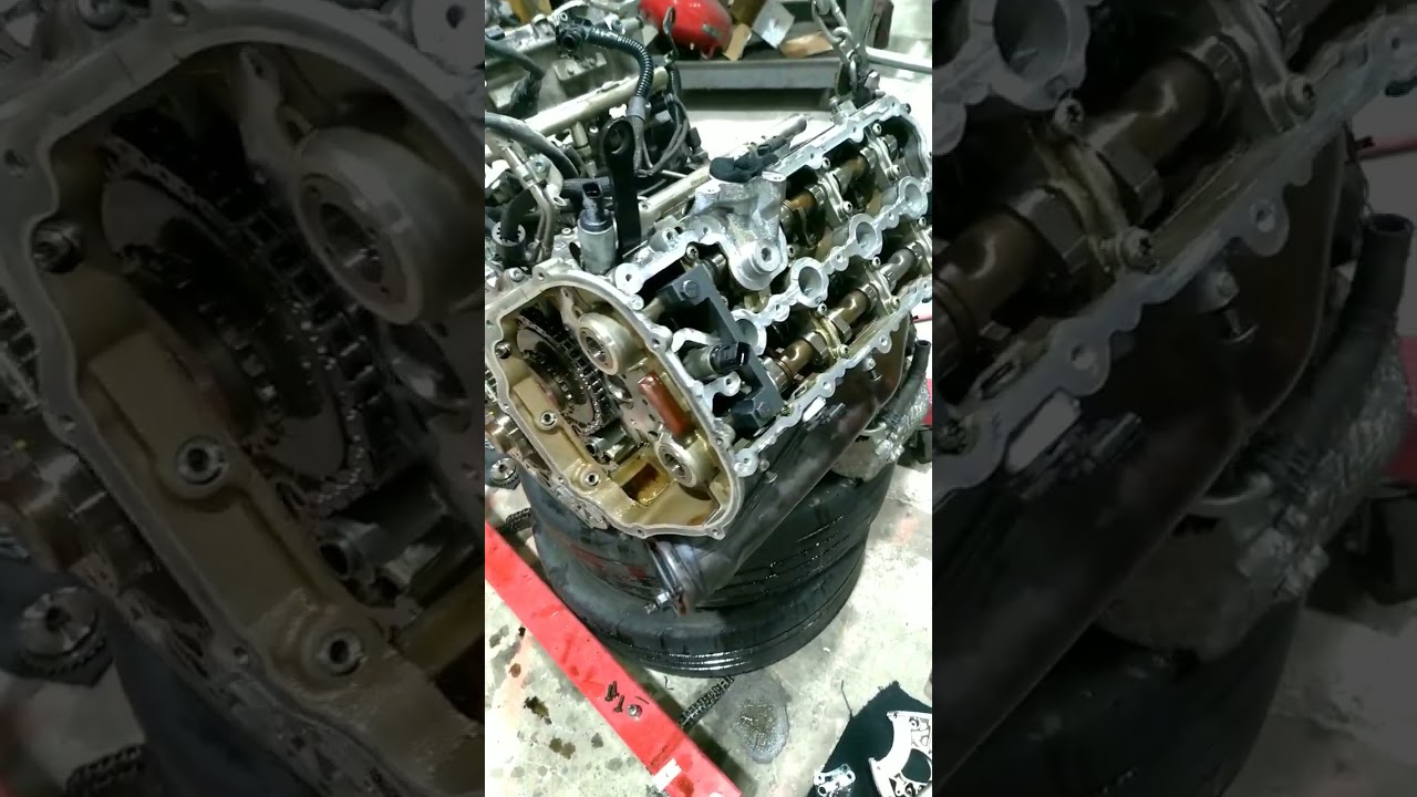 Audi q7 timing chains removed 