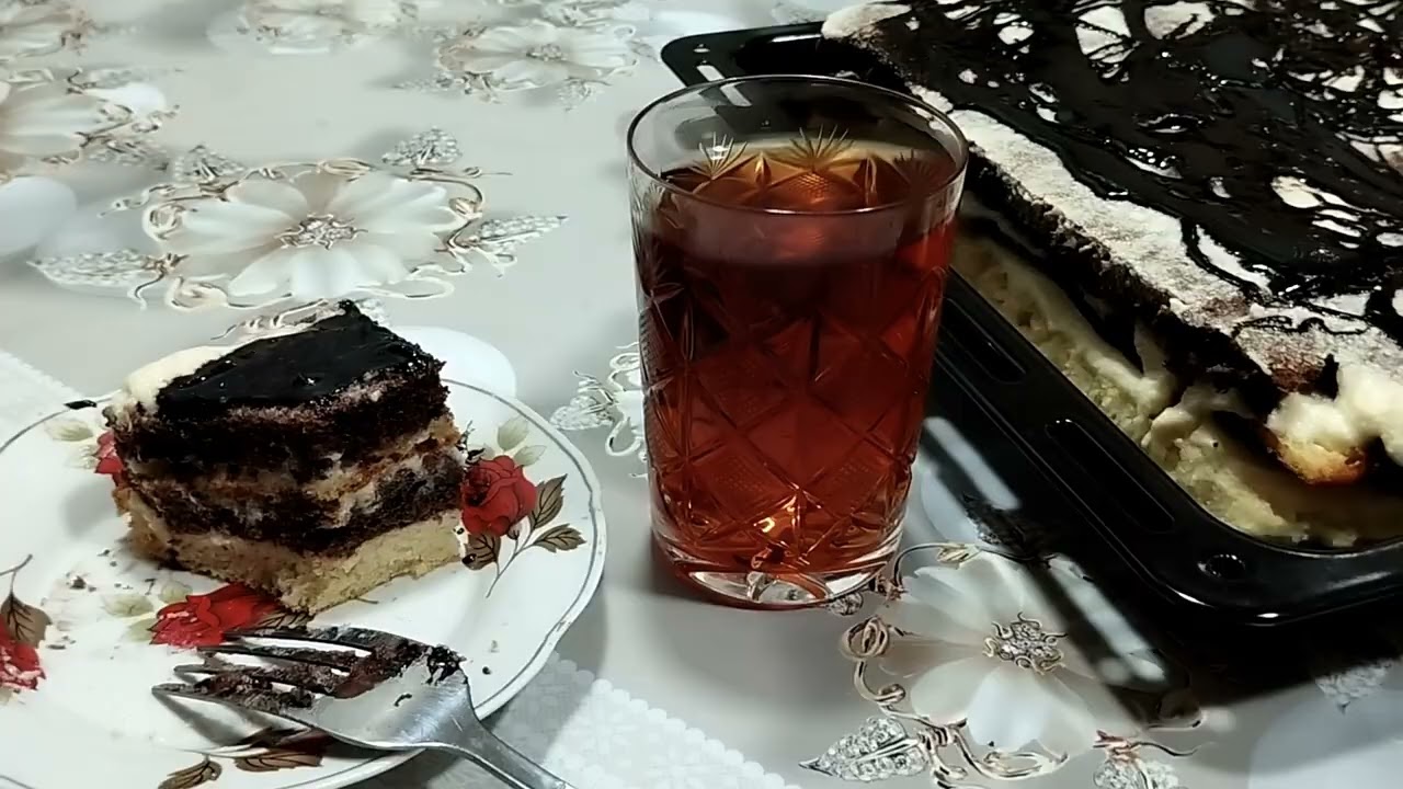 Tort bişirdim, samovar çayı🤲 Saranın xonçasını hazırladım🥰