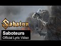 SABATON - Saboteurs (Official Lyric Video)