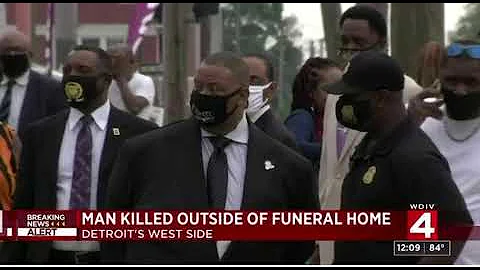 Man killed in shooting outside Clora Funeral Home ...