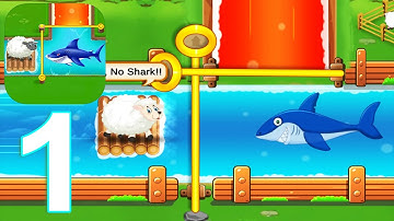 Farm Rescue-Pull the pin Gameplay Walkthrough Part 1 Level 1-15 (IOS/Android)