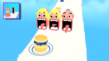 Pancake Run - All Levels Gameplay Walkthrough (iOS,Android) | Levels 1-5