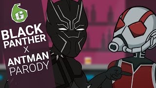 Black Panther x Antman Cartoon Parody