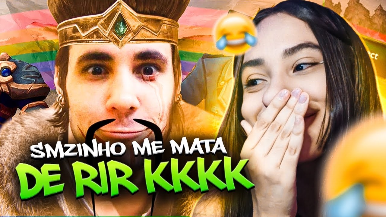 MUITO RUIM KKKKKKK REAGINDO A MOMENTOS DE FELICIDADE - LEAGUE OF LEGENDS - SMZINHO