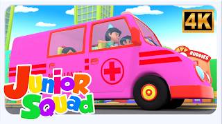 wheels ambulance fun rescue song children