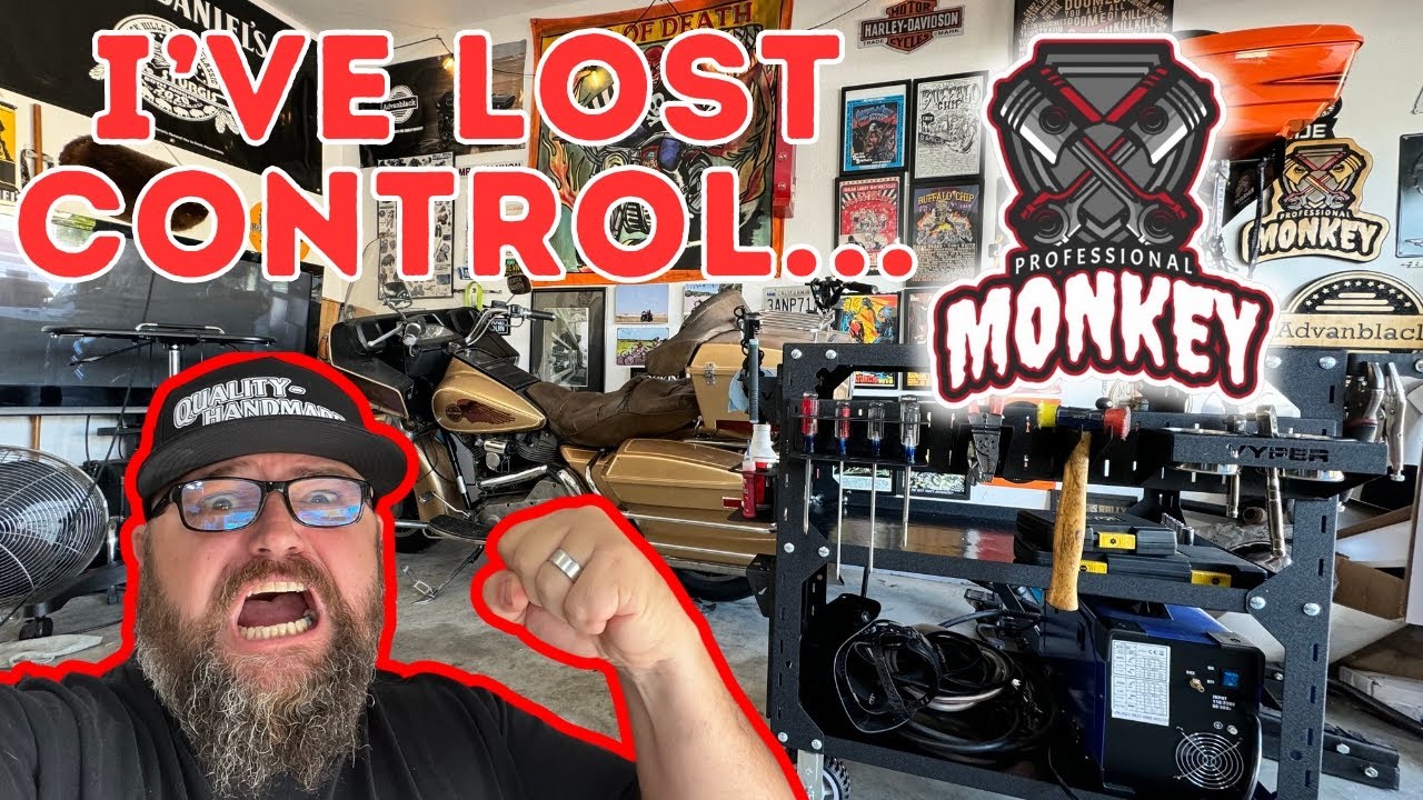 Motorcycle work in a small space? Organization is EVERYTHING!