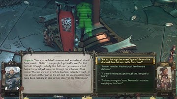 Warhammer 40000: Rogue Trader LOYAL Commissar finds out who killed Theodora