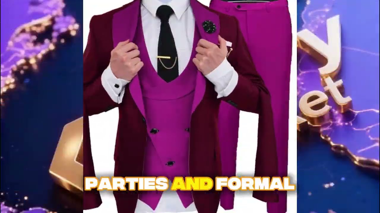 Men’s Three-Piece Wedding Suit