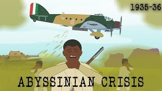 The Italian invasion of Abyssinia (1935-36)