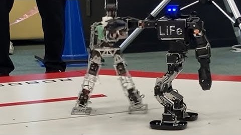 Biped robot battle ROBO-ONE under2kg 自作二足歩行ロボットバトル！Self-made bipedal robot battle #roboone