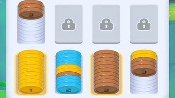 Coin Sort - Eliminating games Gameplay Android