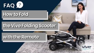 Vive Folding Mobility Scooter - Easy Remote Controlled Magic - Astra Health
