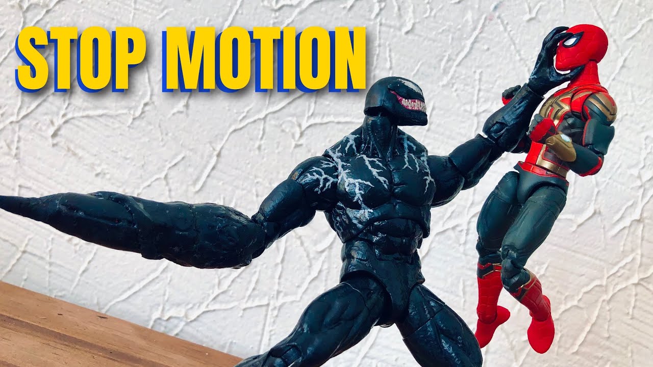 Introducir 52+ imagen spiderman vs venom stop motion