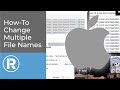 How to Rename Multiple Files Apple Mac 2025