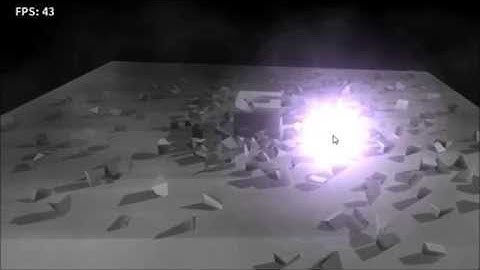 Real time building destruction