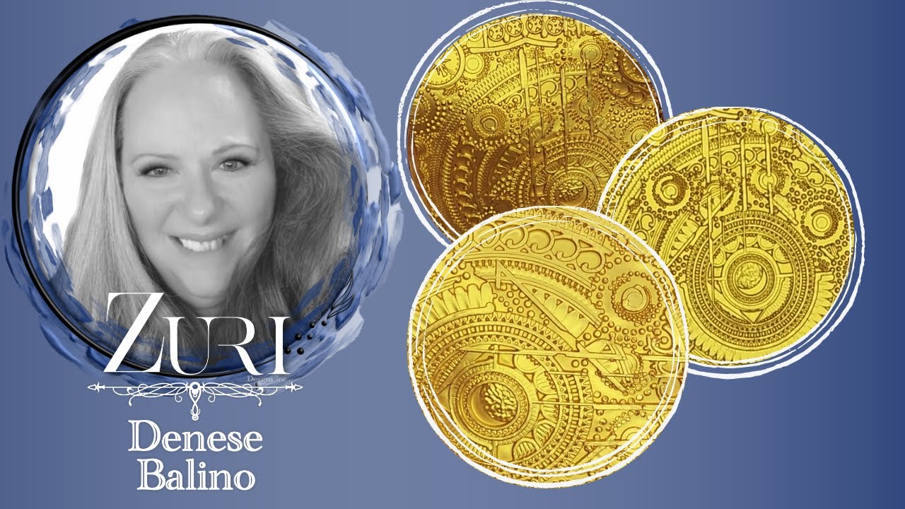 Zuri-Inc Design Texture Molds and Acrylic Paint