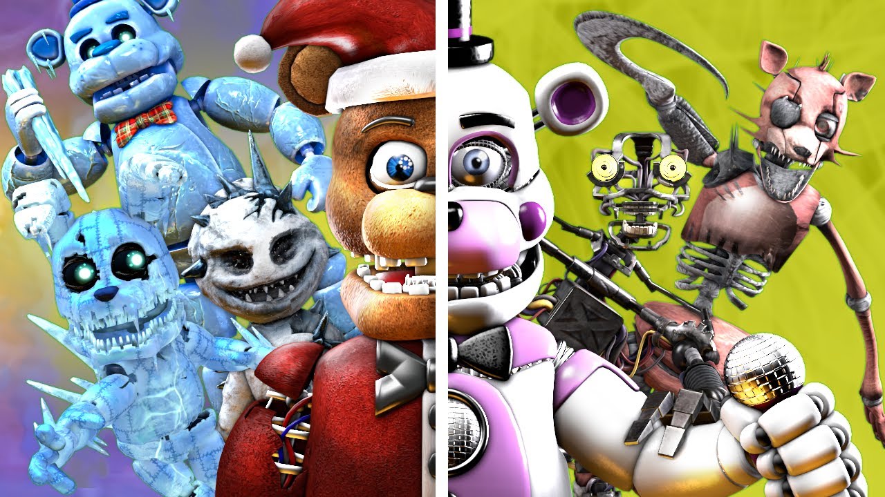 [SFM FNaF] Топ-5 рождественских анимаций 2025 года