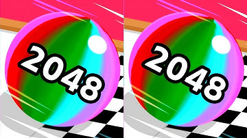 Ball Run 2048 Vs Reverse Game Play_Part_157_ios, Android new update#ballrun2048#games#mobilegaming