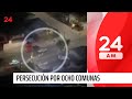 8 comunas: persecución inicio en Independencia y terminó en Puente Alto | 24 Horas TVN Chile