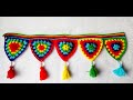 ✅Tutorial  - Crochet Granny Triangle Bunting , Another scrap yarn project ! #diy #Hook2knot