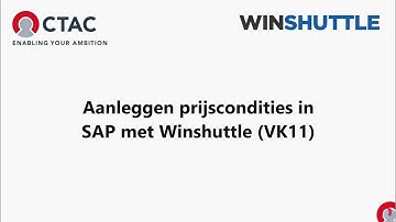 Aanleggen prijscondities in SAP met Winshuttle (VK11)
