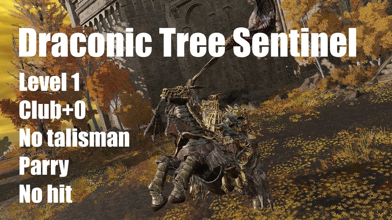 Elden Ring - Draconic Tree Sentinel [Level 1, Weapon Level+0, No