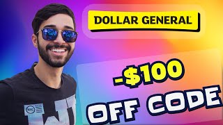 $100 OFF with Dollar General Coupon Codes! 💸 Best Dollar General Promo Code & Discount!