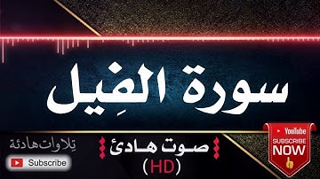 💜🎧 سورةالفيل | قران كريم بصوت جميل جداً يشرح القلب للقارئ الشيخ رعد الكردي