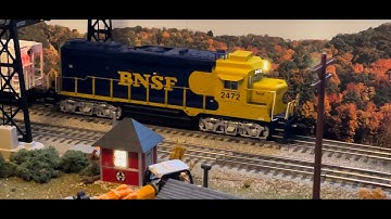 New Year Running Sessions and rolling stock from Menards and Lionel - Layout Update, January 2023