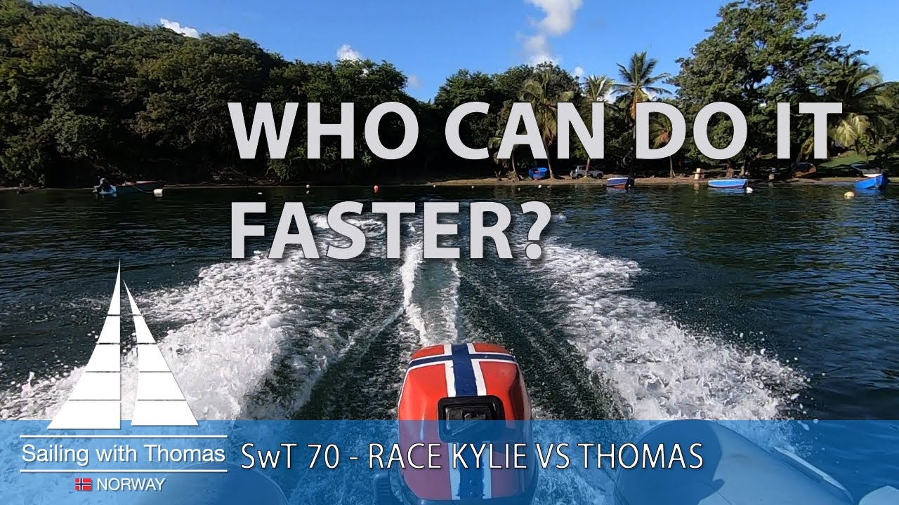 WHO CAN DO IT FASTER? – SwT 70 RACE DINGHY VS CAR