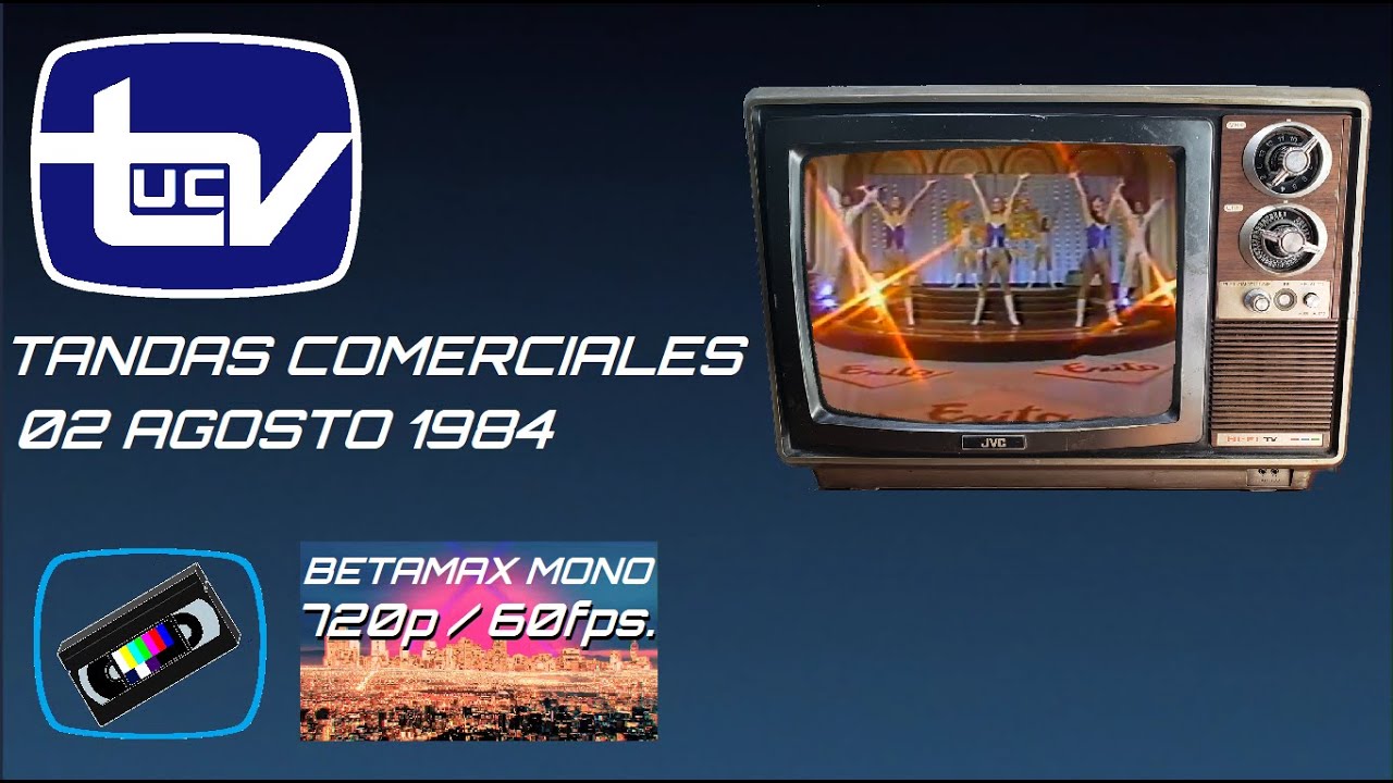 Tandas Comerciales Canal 13 UCTV - 02 Agosto 1984
