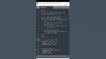 User-Friendly Accordion: Smooth Expand and Collapse with jQuery | #shorts #viral #tutorial