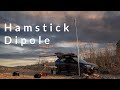 Portable Hamstick Dipole Experiment (20m)