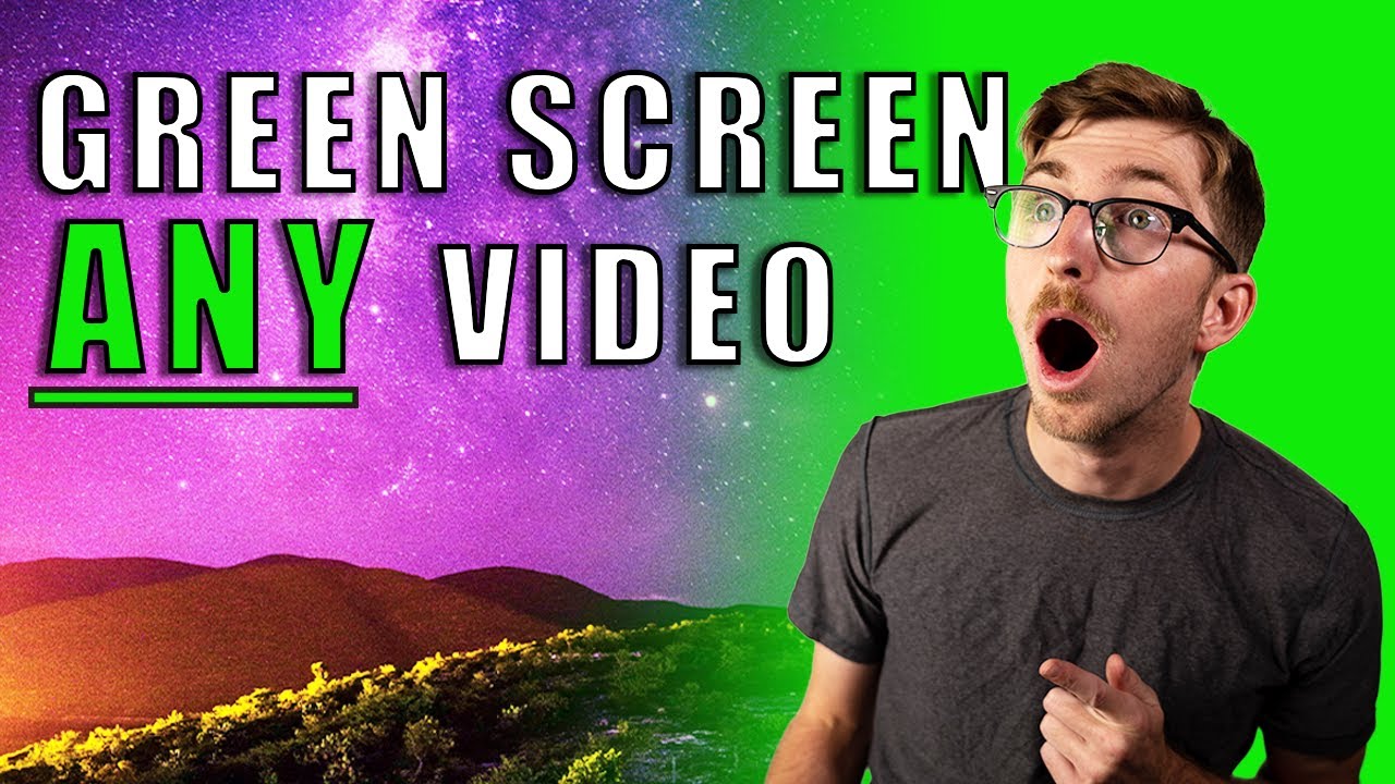 How to Easily Green Screen ANY Video in 60s! - YouTube