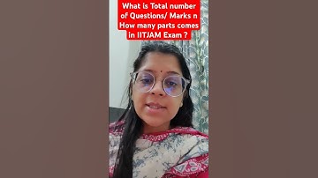 How Many Subjects in IIT JAM 2026 Exam? #onlinetutorialbyvaishali #iitjam2026 #iitjampreparation